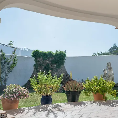 La Contenta Jardin Y Piscina En Conil Centro Villa