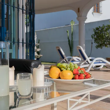 La Contenta Jardin Y Piscina En Conil Centro 빌라 콘일데라프론테라